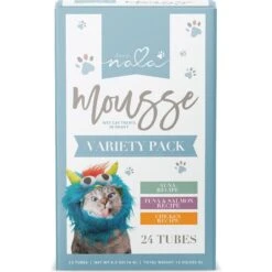 Love, Nala Variety Pack Mousse Cat Treats, 0.5-oz Tube, Case Of 24