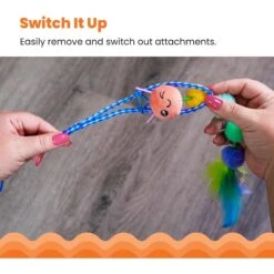 Catstages Tail Teaser Ground Prey Play Wand Cat Toy, Green -Almo nature Sales 976182 PT6. AC SS1800 V1696615405