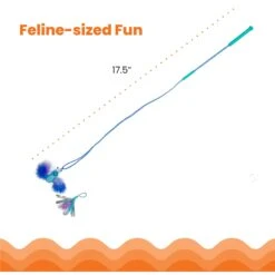 Catstages Tail Teaser Air Prey Play Wand Cat Toy, Blue -Almo nature Sales 976214 PT4. AC SS1800 V1696615523