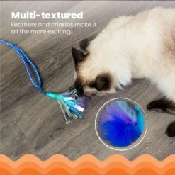 Catstages Tail Teaser Air Prey Play Wand Cat Toy, Blue -Almo nature Sales 976214 PT5. AC SS1800 V1696615527