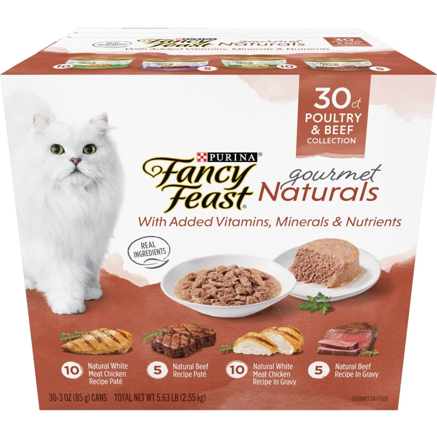 Fancy Feast Gourmet Naturals Seafood Variety Pack Canned Cat Food & Fancy Feast Gourmet Naturals Poultry & Beef Variety Pack Canned Cat Food 8 Fancy Feast Gourmet Naturals Seafood Variety Pack Canned Cat Food & Fancy Feast Gourmet Naturals Poultry & Beef Variety Pack Canned Cat Food - Image 6