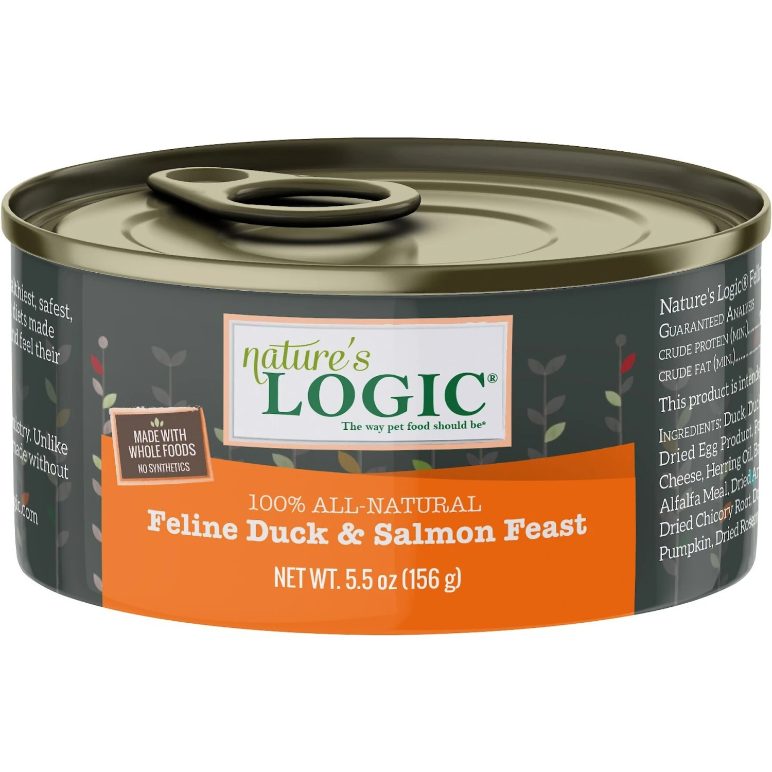 Nature's Logic Feline Duck & Salmon Recipe Grain-Free Canned Cat Food 3 Nature's Logic Feline Duck & Salmon Recipe Grain-Free Canned Cat Food